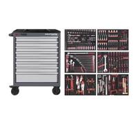 Kraftwerk Tools PRO LINE 102.118.108 BT700 Carro de taller, 8 cajones, PRO, 279-pzs.