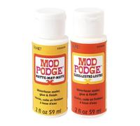 Krafty Kit Mod Podge Bundle: 2 oz Brillo y 2 oz pegamento mate a base de agua, sellador y acabado
