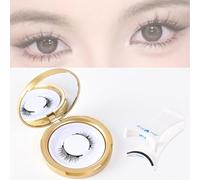 Krafty Magnetic Lashes,Portalfy Magnetic Lashes, Dolcelove Magnetic Lashes,Quick,Safe,Reusable Magnetic Eyelashes,3D Natural Look False Lashes, False Eyelashes No Glue (1*Natural) (M06)