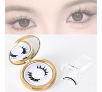Krafty Magnetic Lashes,Portalfy Magnetic Lashes, Dolcelove Magnetic Lashes,Quick,Safe,Reusable Magnetic Eyelashes,3D Natural Look False Lashes, False Eyelashes No Glue (1*Natural) (M10)