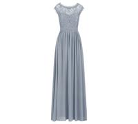 Kraimod Vestido de noche azul paloma 42 azul paloma