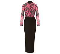 Kraimod Vestido de tubo rosa / negro 34 rosa / negro
