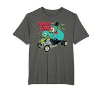 Kraken Koach Extraño y Divertido Pulpo Monster Hot Rod Dragster Camiseta, Hombre Tallas Grandes, Asfalto, 2X Alto