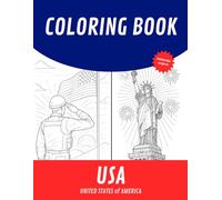 Kramabu Original coloring book - USA | UNITED STATES of AMERICA: 30 Patriotic Coloring Pages Celebrating Freedom, Liberty, and the American Spirit - A ... for Adults (Kramabu Original Ausmalbücher)