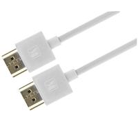 Kramer cable HDMI de alta velocidad con Ethernet, 1,80 m de color blanco
