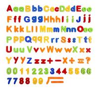kramow 106 unids Letras Figuras magnéticas Multicolor Juguetes educativos para niños pequeños para el Aprendizaje Preescolar ortografía conteo