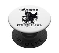 Krampus Evil Santa Claus - Krampus del Sur de Alemania PopSockets PopGrip Adhesivo
