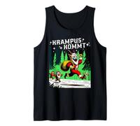 Krampus Kommt Retro Scary Christmas Night Merry Krampusnacht Camiseta sin Mangas