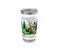 Krampus Kommt Retro Scary Christmas Night Merry Krampusnacht Vaso térmico de acero inoxidable de doble pared