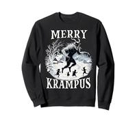 Krampus T | Papá Noel Aterrador | Máscara Krampus Bartl Sudadera