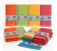 KRAPPS Paños de Cocina 100% Algodon Fabricado en Portugal - Trapos Cocina Algodon, Paños Cocina Algodon Rizo, Trapos de Cocina, Toallas Cocina (Vacas 12)