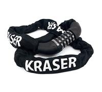 KRASER KR610 Candado Bicicleta Antirrobo, Cadena de Seguridad con Código 5 Digitos más Seguro, Eslabones Acero ø8mm Más Gruesos y Resistentes con Funda Nylon para Bici Scooter Patinete Bike Lock,100cm