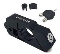 KRASER KR720B Candado Moto Freno Manillar, Rápido Bloqueo Click, Cerradura Seguridad Anti-Taladro, Bloqueo Antirrobo Bloqueo Maneta Acelerador Freno Embrague Universal Scooter Quad, Grip Lock