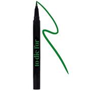 KRASH KOSMETICS Eyeliner Líquido Verde To Die For RAINBOW PARADE - Formula Waterproof 24h Larga Duración - Delineador Ojos Colores Pigmentados - Aplicador de Fieltro Punta Fina - Vegano y Cruelty Free