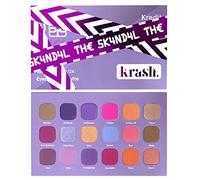 KRASH KOSMETICS Paleta de Sombras de Ojos - The Skandal Eyeshadow Palette - 18 Tonos Morado Rosa Marrón Naranja Nude Mate Brillo - Maquillaje Profesional - Incluye Espejo - Vegana y Cruelty Free