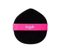 KRASH KOSMETICS TOOLS THE 3 IN 1 VERSATIL PUFF Borla de Maquillaje Multiusos color negro Ultra Suave Aplicación Productos Líquidos Crema y Polvo - Borla Facial Triangular con Correa - Viaje y Neceser