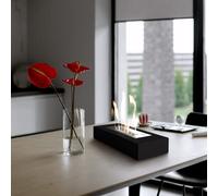 Kratki biokamin etanol Chimenea Decorativa de Mesa Chimenea India MAX Negro - TÜV Rheinland Geprüft