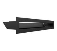KRATKI Rejilla de ventilación LUFT 6x40 grafito Slim