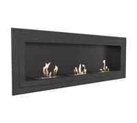 KRATKIChimenea Bioetanol de Pared Juliet 1800 TÜV Negro