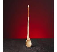 Kratom World Cuchara de madera para kratom Hell mit Hellen Stricken / Con logo