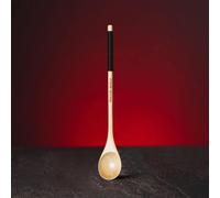 Kratom World Cuchara de madera para kratom Hell mit schwarzen Stricken / Con logo