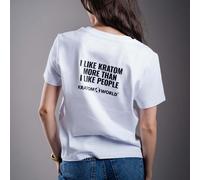 Kratom World I like Kratom more Camiseta de mujer White / M