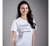 Kratom World Kra•tom Camiseta de mujer White / L