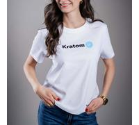 Kratom World Kratom Verified Camiseta de mujer White / XL