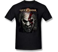 Kratos God War g Star t Tshirts Camisetas y Tops s Damen humistique Pour Homme Noir(X-Large)