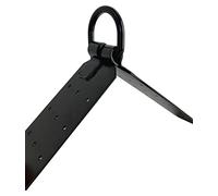 Kratos Safety EN795 - Punto de anclaje para vigas a partir de 80 x 80 mm, acero galvanizado, con anillos, anillo en D