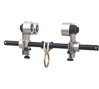 Kratos Safety EN795 - Punto de tope móvil con ruedas para vigas de acero, anclaje, abrazadera de soporte ajustable de 8 a 25 cm, PSA,