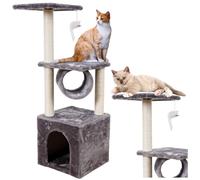 Kratzbaum Para Gatos Grandes 78cm Con Cueva Túnel 2 Plataformas Sisal