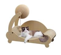 Kratzbrett Lounge - Cat Scratching Post con sala de estar, tarjeta de raspado de mascota suave | Cama de rascado de gato grande para gatos de apartamentos, rascar y