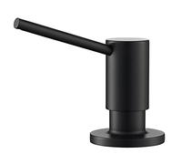 Kraus Dispensador de jabón o loción de Cocina con Botella de Gran Capacidad de 17 onzas y Bomba de latón en Negro Mate