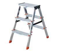 Krause 120397 taburete aluminio aluminio, negro, naranja