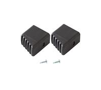 KRAUSE Pie MONTO (par) 33x20 mm, negro
