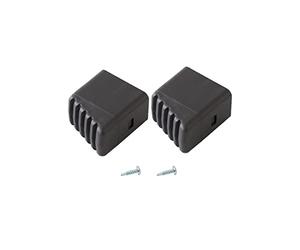 KRAUSE Pie MONTO (par) 33x20 mm, negro