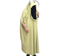 Krause & Sohn Disfraz de monstruo de fantasma para adultos, talla única, 174 cm de largo, disfraz de pareja, disfraz de grupo, carnaval, Halloween, monstruo, Koko, crema, blanco
