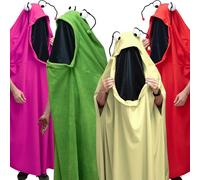 Krause & Sohn Disfraz de monstruo de fantasma para adultos, talla única, 174 cm de largo, disfraz de pareja, disfraz de grupo, carnaval, Halloween (pandilla de monstruos de colores)