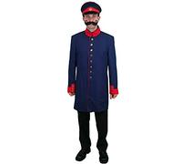 Krause & Sohn Uniformjacke Preußen - Chaqueta de uniforme militar (tallas 52-58, talla 50), color azul oscuro