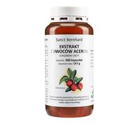 Krauterhaus Sanct Bernhard Acerola - 300 Cápsulas de Vitamina C Natural