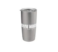 Krav Maga 1st Darga Artes Marciales Israelíes Vaso térmico de acero inoxidable de doble pared
