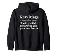 Krav Maga El Arte Gentil De Doblar Ropa Con Gente Aun Dentro Sudadera con Capucha