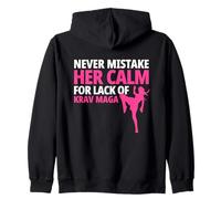 Krav Maga Mujer Entrenamiento de Defensa Personal Israel Sudadera con Capucha