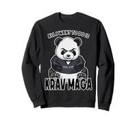 Krav Maga Panda Todo lo Que Quiero Hacer es Lindo Oso Sudadera