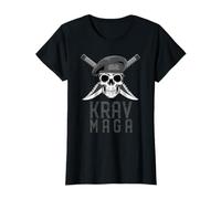 Krav Maga Skull MMA Combate Defensa Personal Camiseta