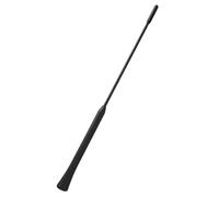 KRAWEHL - Antena para Coche Universal - 29 cm de Largo - Flexible y Resistente - Excelente Recepción de Radio Am y FM - con Roscas de 5 y 6 mm - Fácil de Instalar