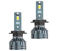 Krawehl - Estuche 2 Bombillas de Faro LED Halógenas H-7 - Luz Brillante y Blanca - 12/24 V - 100% Homologada - Bombilla para Coche, Moto, Camión - Luces de Carretera, Cruce, Antiniebla o Diurna