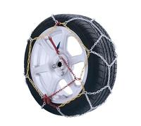 KRAWEHL - Pack de 2 Cadenas de Nieve para Coche - Cadenas 4x4 - de Metal Tipo Malla de Rombo - Eslabones de 16 mm - con Tensor Mecánico - Universal - Antideslizantes - Grupo 45