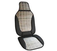 KRAWEHL - Respaldo para el Asiento del Coche - Respaldo de Verano - Evita el Sudor - Máxima Comodidad - Fabricado en Fibra Vegetal - Compatible con Todos los Asientos - Color Bambú